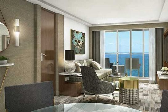 Norwegian Spirit - Norwegian Cruise Line - Owner's Suite mit Hauptschlafzimmer und Balkon (SB)