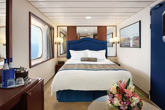 MS Nautica - Oceania Cruises - Außenkabine mit Panoramafenster (Sichtbehinderung)zur Alleinbenutzung (S)