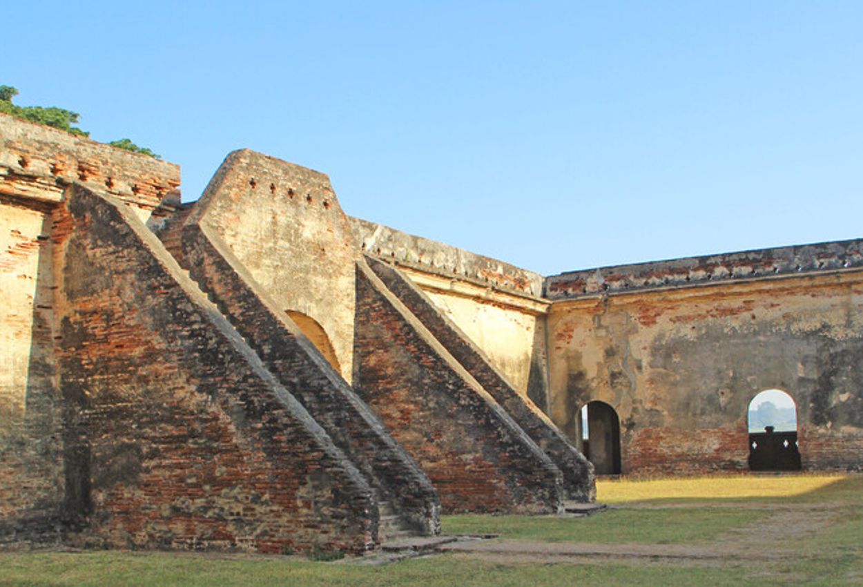 Ehemalige Festung in Minhla