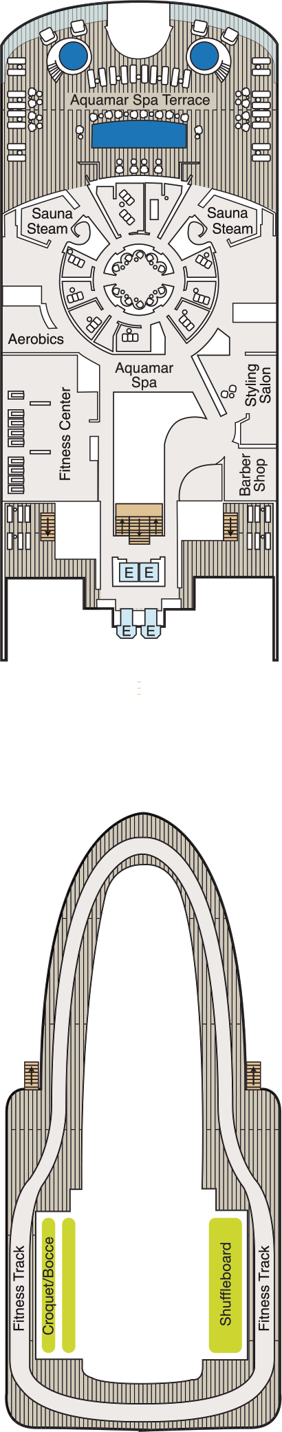 MS Vista - Oceania Cruises - Deck 15 (Deck 15)