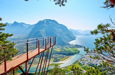norwegische fjordlandschaft