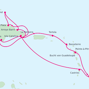 Guadeloupe Strand von Le Gosier