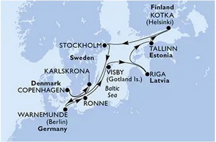 Impressionn zu Sommer 2026 - MSC Magnifica - Ostsee & Baltikum