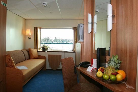 MS Aurelia - Phoenix Flusskreuzfahrten - Zweibett zur Alleinbenutzung außen Saturndeck (I)