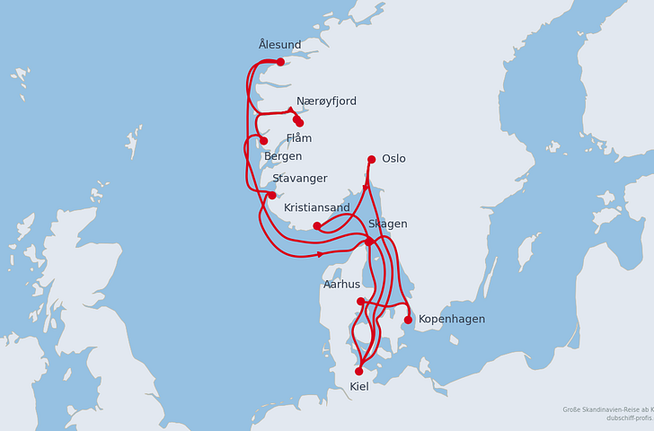 Impression zu Sommer 2026 - AIDAnova oder AIDAmar - Große Skandinavien-Reise