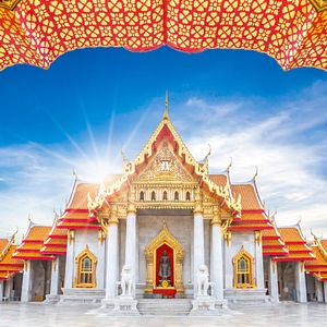 Bangkok Wat Benchamabophit Thailand 