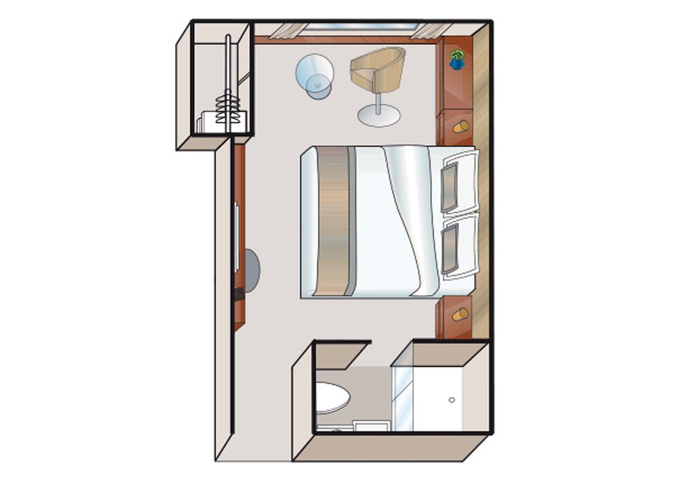 MS Amadeus Cara - Amadeus Flusskreuzfahrten - 2-Bett-Außenkabine,Kategorie C-1,Haydn Deck (C-1)