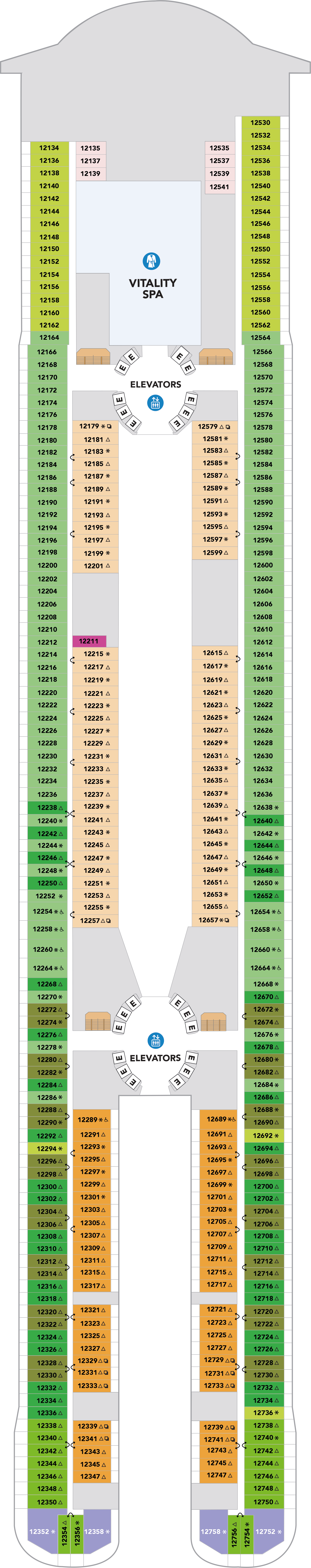 Icon of the Seas - Royal Caribbean International - Deck 12 (Deck 12)