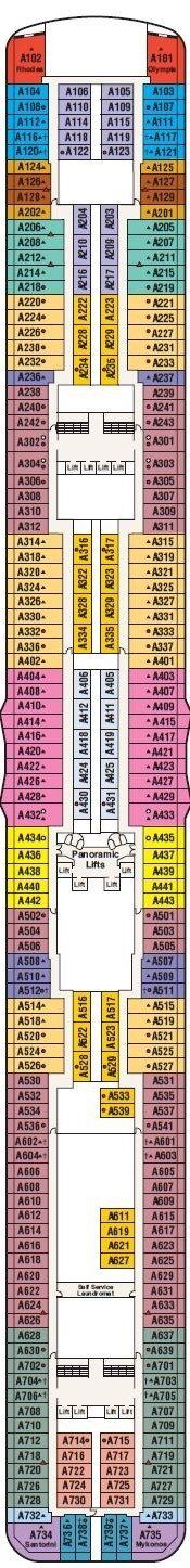 Royal Princess - Princess Cruises - Deck 12 (Aloha)