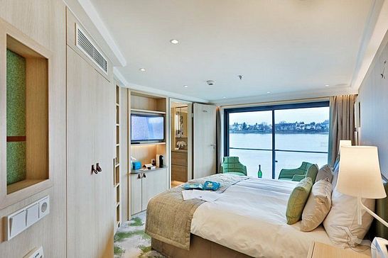 MS Alena - Phoenix Flusskreuzfahrten - Zweibett de Luxe mit frz. Balkon Oriondeck (F)