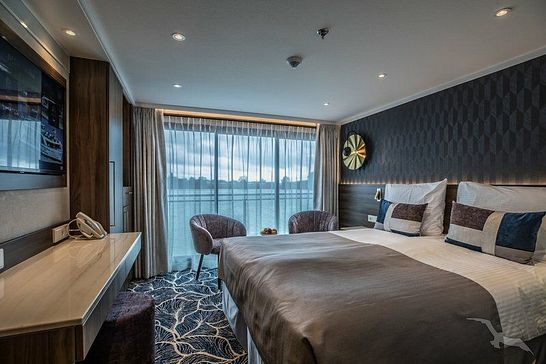 MS Annika - Phoenix Flusskreuzfahrten - Zweibett zur Alleinb. mit frz. Balkon Saturndeck (I)