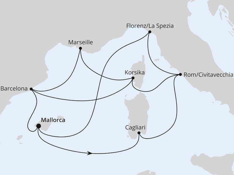 Große Mittelmeer-Reise ab Mallorca 1
