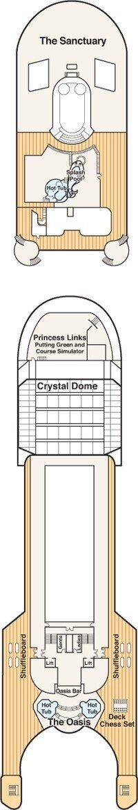 Grand Princess - Princess Cruises - Deck 16 (Sports)