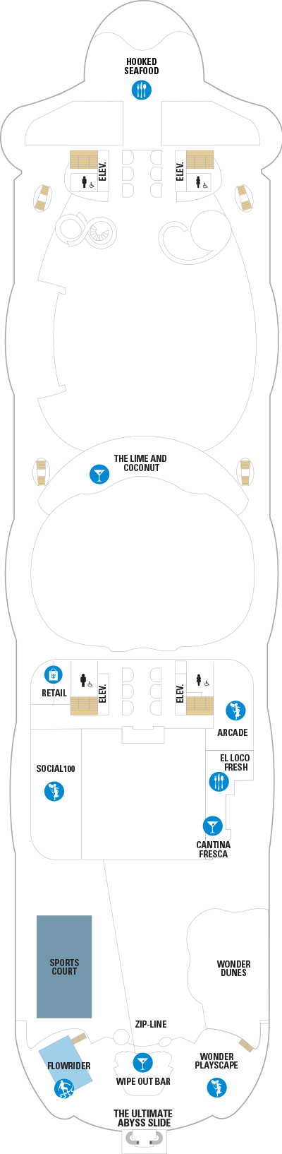 Wonder of the Seas - Royal Caribbean International - Deck 16 (Deck 16)