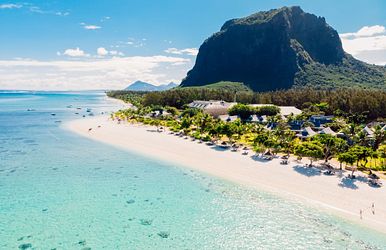 indischer ozean mit mauritius