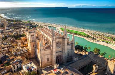 Die Kathedrale in Palma de Mallorca 