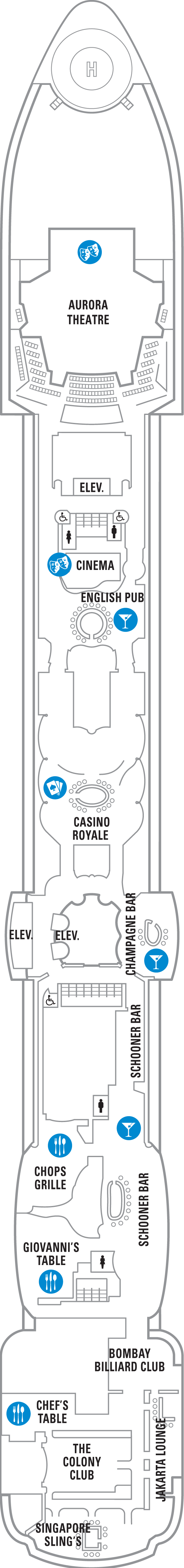 Radiance of the Seas - Royal Caribbean International - Deck 6