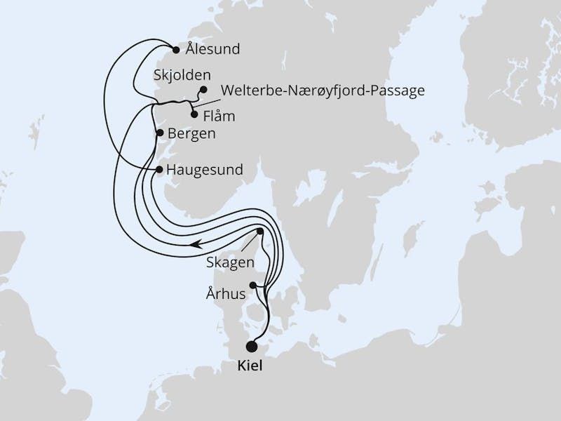 Große Norwegen-Reise ab Kiel
