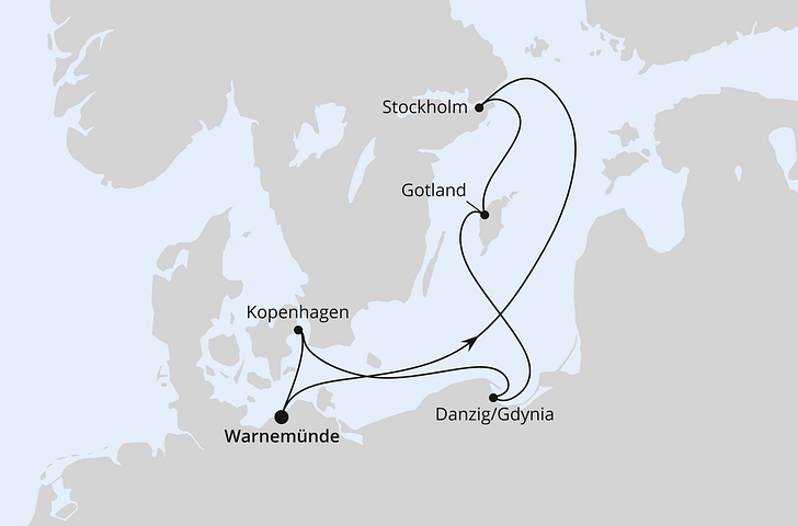 Impressionn zu AIDA Angebot der Woche - Schweden, Polen & Dänemark