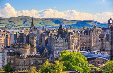 Blick über Edinburgh