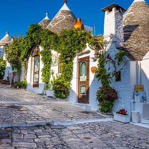 Alberobello Apulien Italien