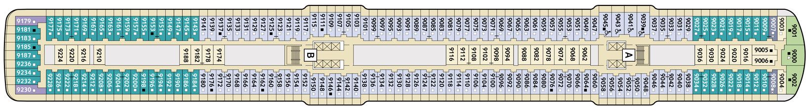 Mein Schiff 3 Mein Schiff 4 Deck 9