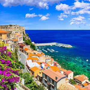 Capo Vaticano Kalabrien Italien