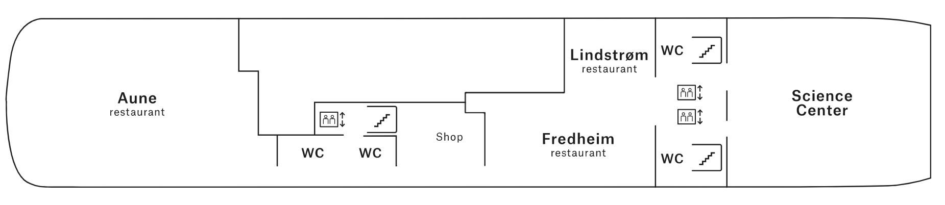 MS MAUD - Ohne Reederei - DECK 5