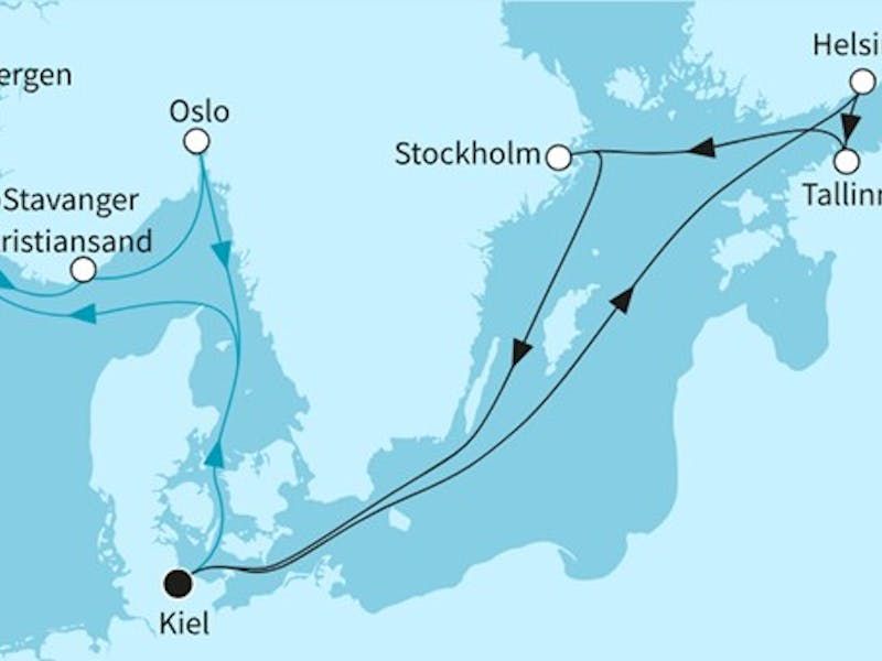 Zauberhaftes Norwegen und Ostseemetropolen