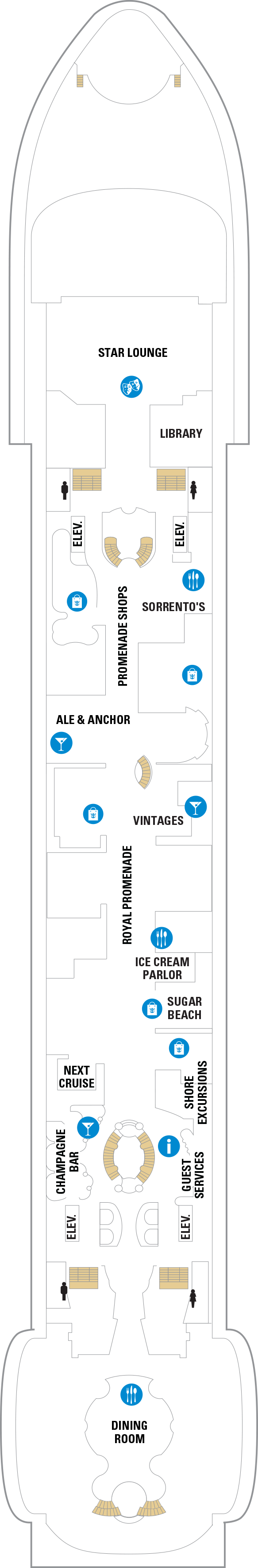 Independence of the Seas - Royal Caribbean International - Deck 5 (Deck 5)