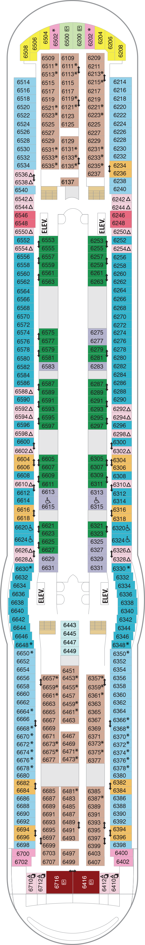 Independence of the Seas - Royal Caribbean International - Deck 6 (Deck 6)