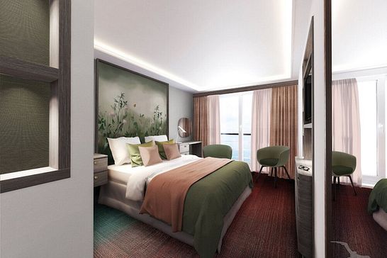 MS Antonia - Phoenix Flusskreuzfahrten - Zweibett zur Alleinb. mit frz. Balkon Saturndeck (H)