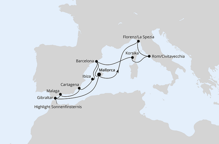 Impression zu Sommer 2027 - AIDAcosma - Große Mittelmeer-Reise mit Sonnenfinsternis
