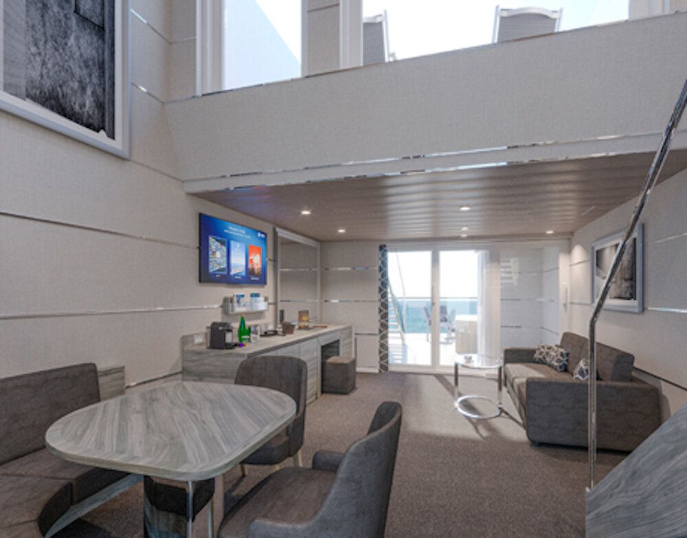 MSC World Europa - MSC Cruises - MSC Yacht Club Maisonette Suite mit Whirlpool (YJD)