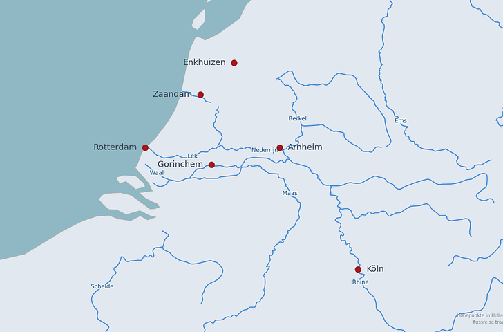 Impression zu Auszeit auf dem Rhein - MS Alena - Höhepunkte in Holland