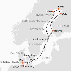 Lappland Schlittenhunde