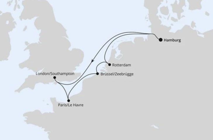 Impression zu AIDA Weihnachten & Silvester 2026/27 - AIDAnova - Metropolen ab Hamburg